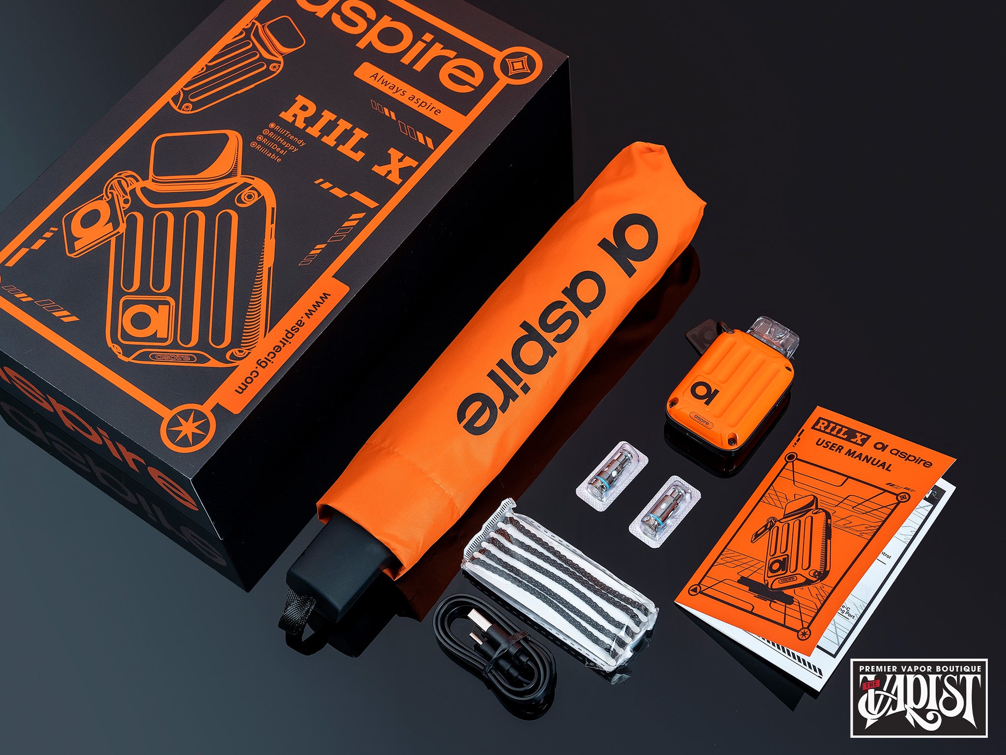 Riil X Black Orange